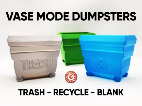 Vase Mode Dumpsters 3d model