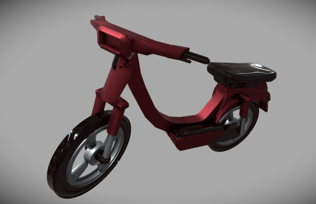 Moped / motorcycle 3d model