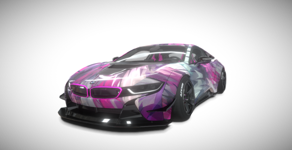 AC - 2019 BMW I8 Liberty Walk 3d model