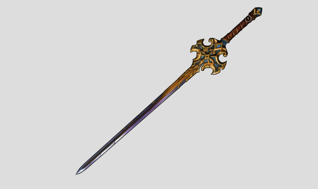 AIGC Sword 3d model