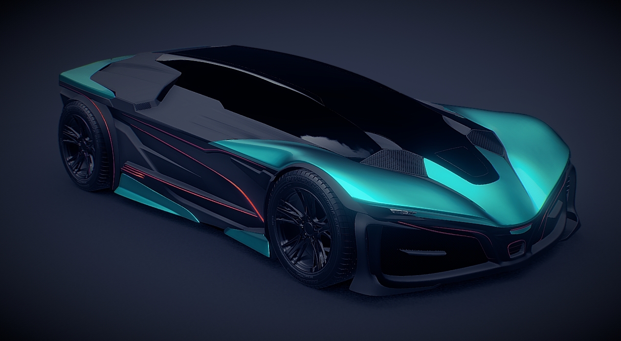 Ai based Concept Car 3d model