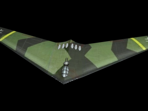 Amerikabomber 3d model