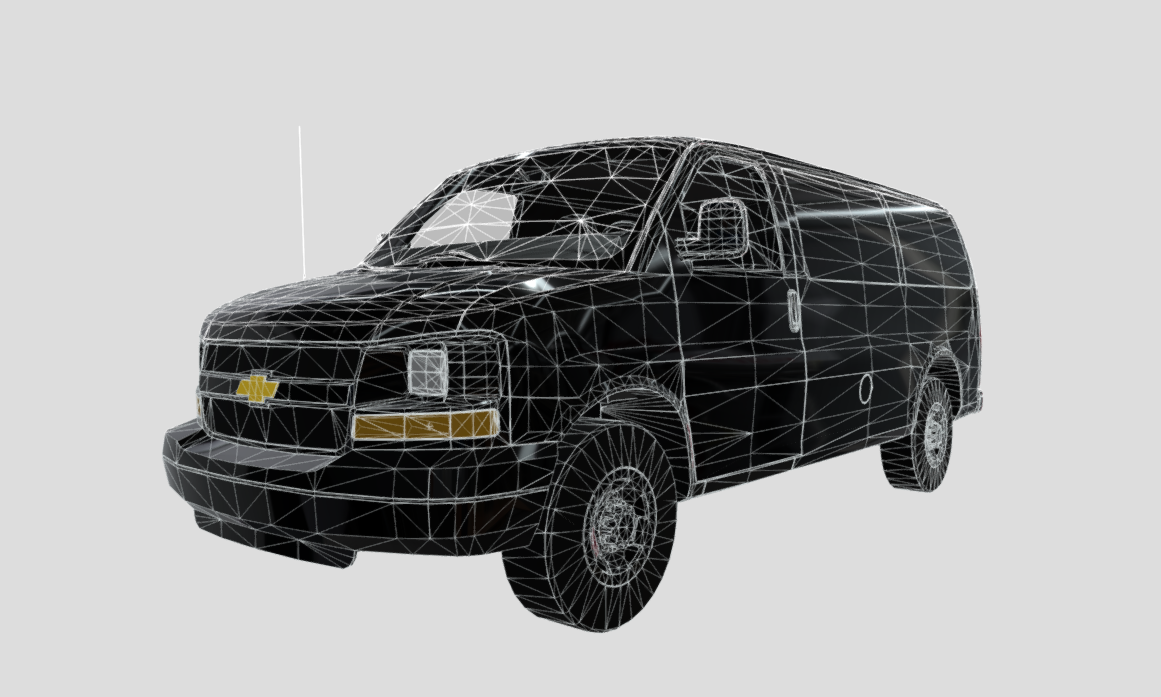 Chevy Kidnap Van 3d model