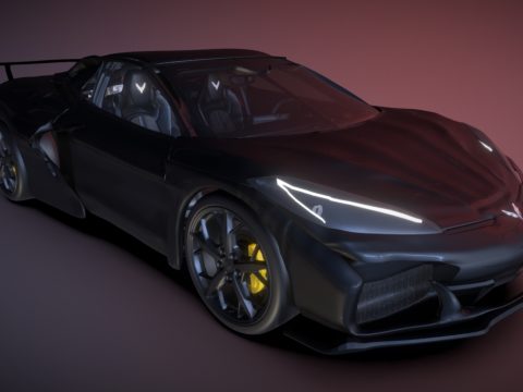 Corvette Z06 3d model
