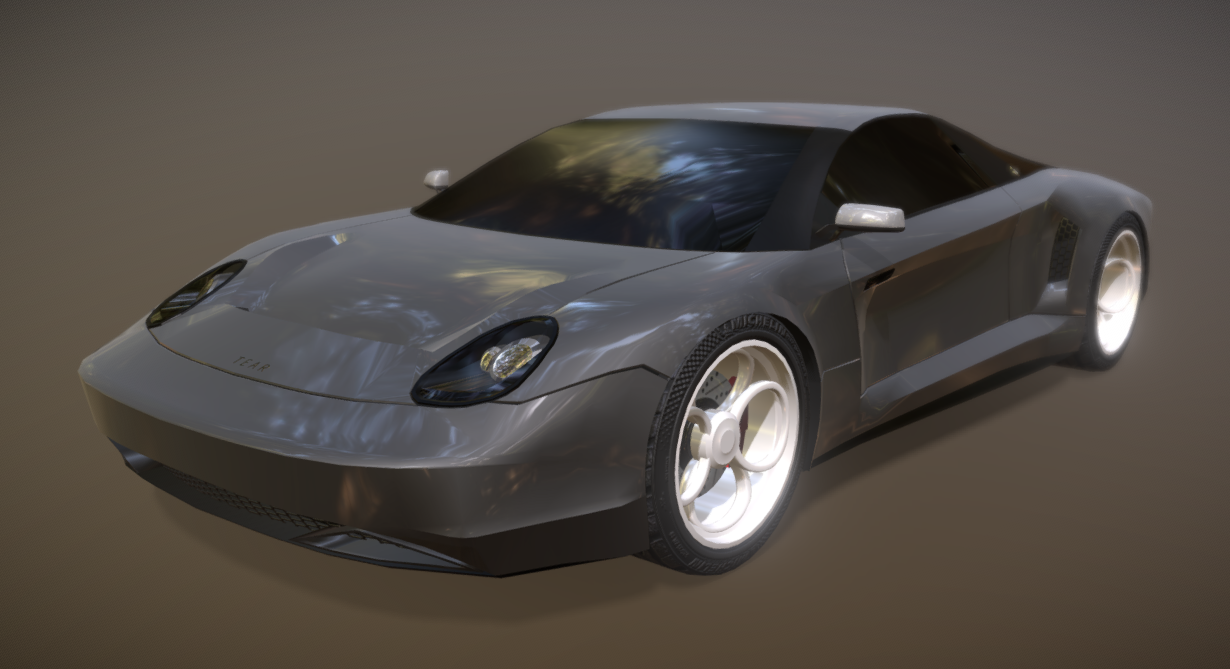 Custom Car2 3d model