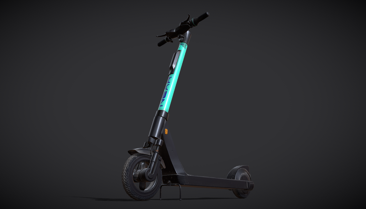 Electric Scooter 3d model