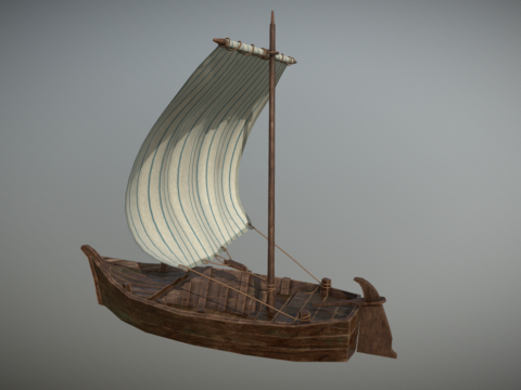 Fishing Boat 3d model