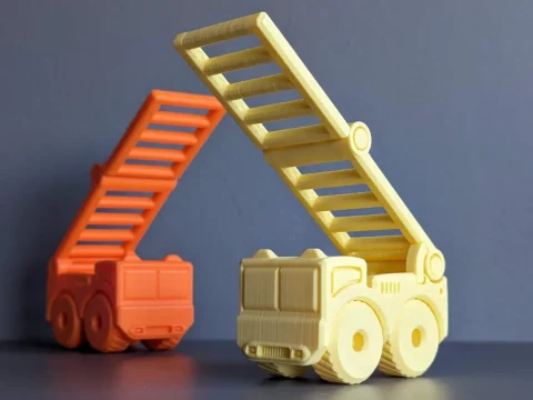 Flippy Ladder Firetruck - Filament Stories and HotMakes 3d model