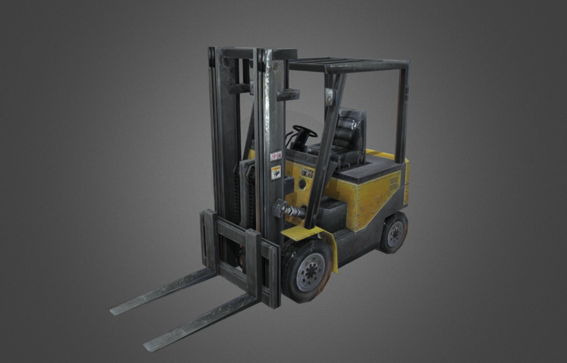 Forklift TS 3d model
