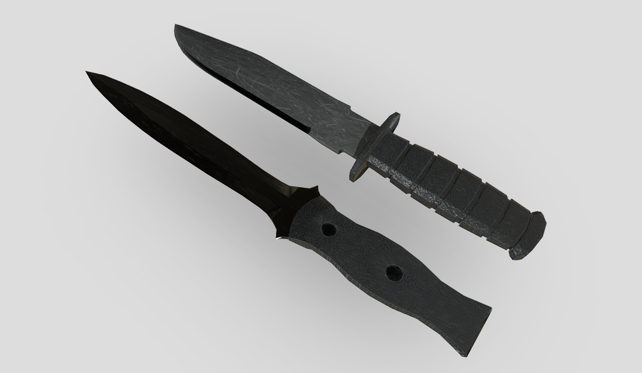 Knives 3d model