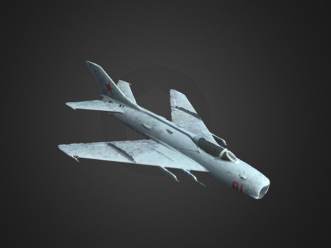 MiG-19 3d model