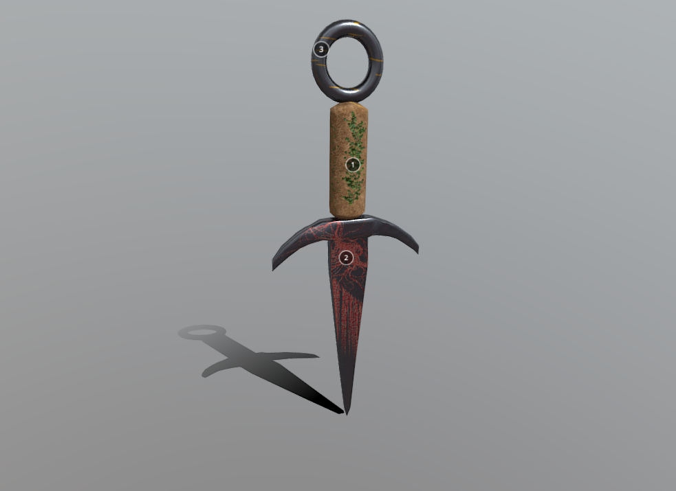 Minato Kunai 3d model