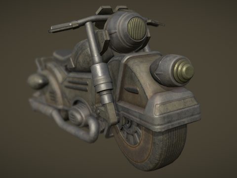 Motorcycle Fallout 3d model