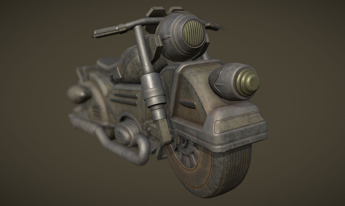 Motorcycle Fallout 3d model
