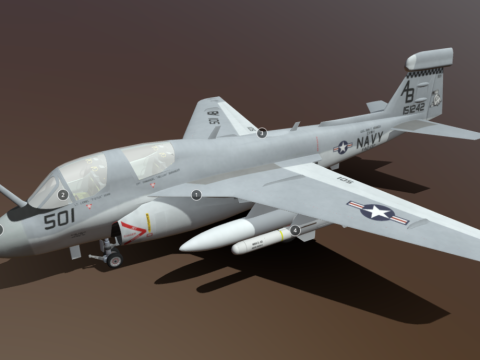 Northrop Grumman EA-6B Prowler 3d model