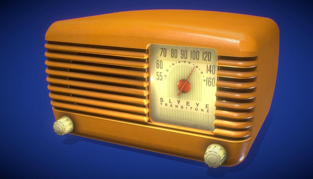 Radio 1948 3d model
