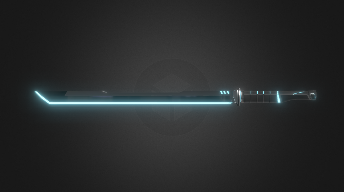 Sci-Fi Sword 3d model