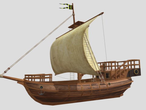 Ship H 3d model