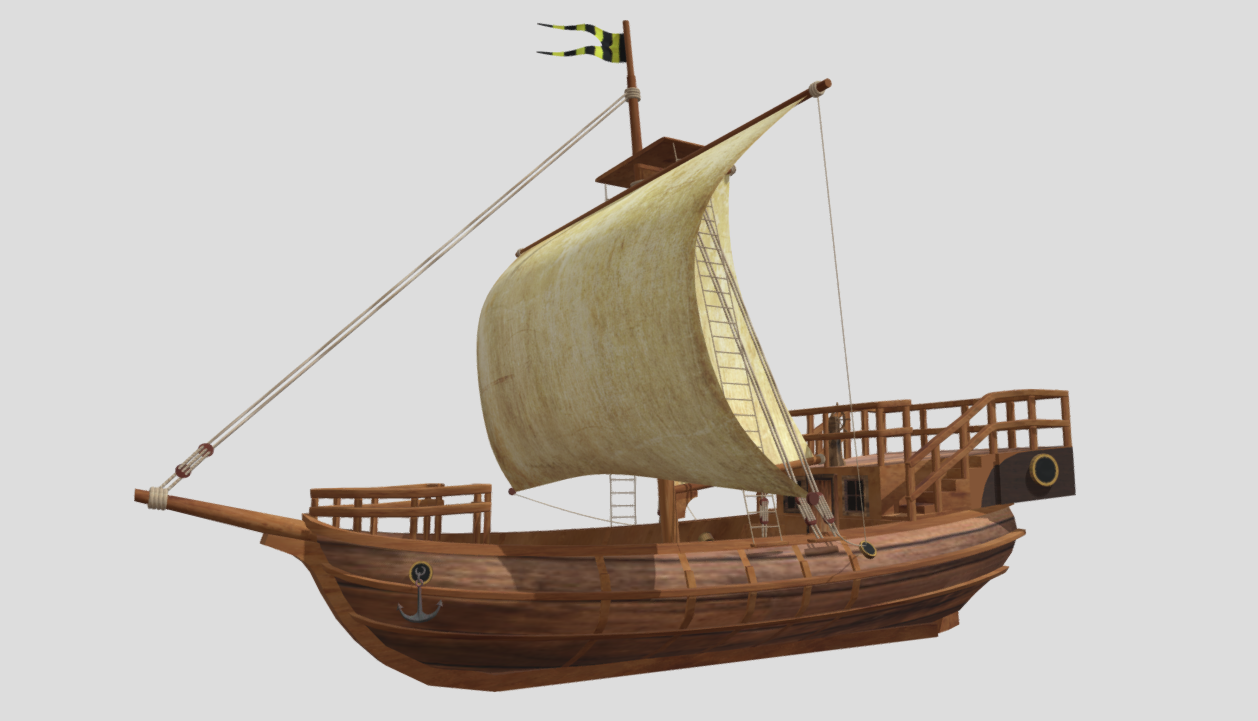 Ship H 3d model