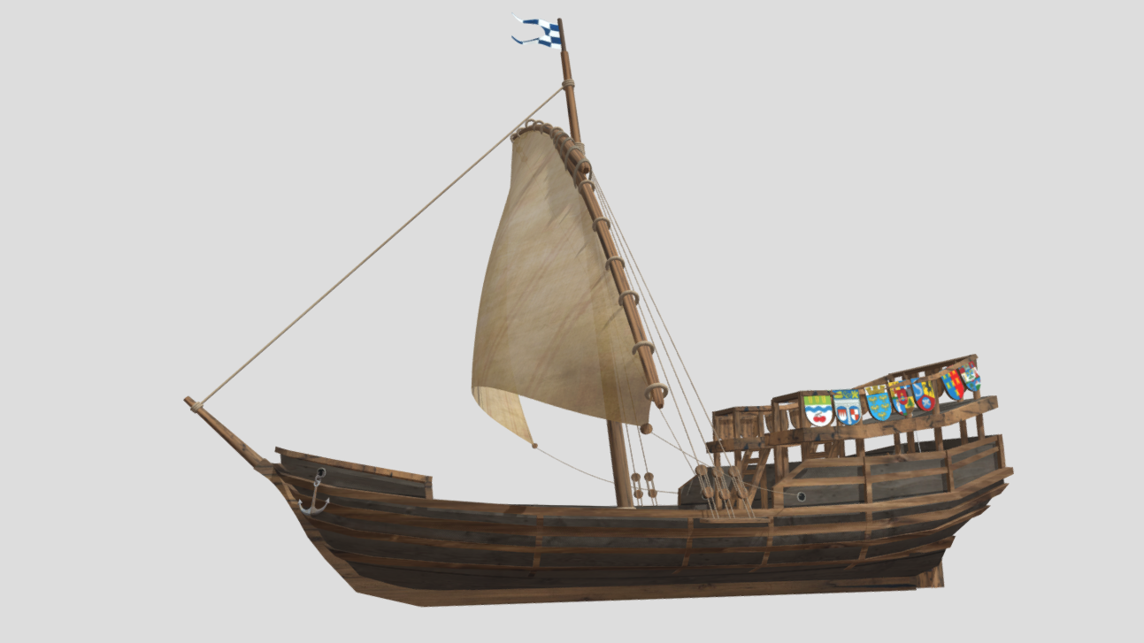Ship I 3d model