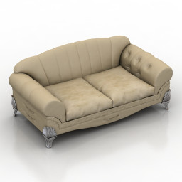Sofa Gold 3d model