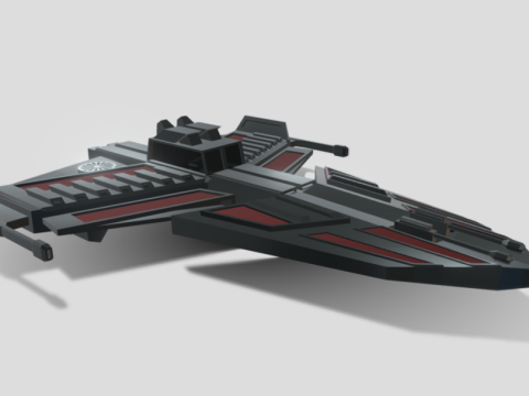 Space ship 3d model