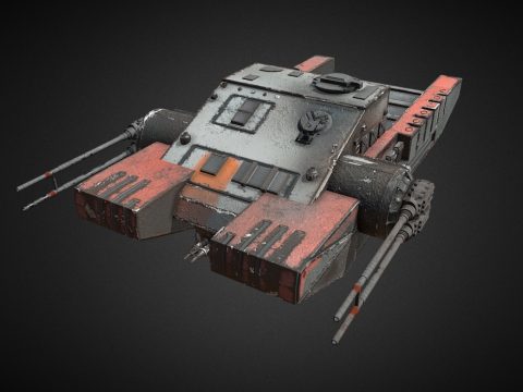 star wars assault tank Rebel paint job 3d model