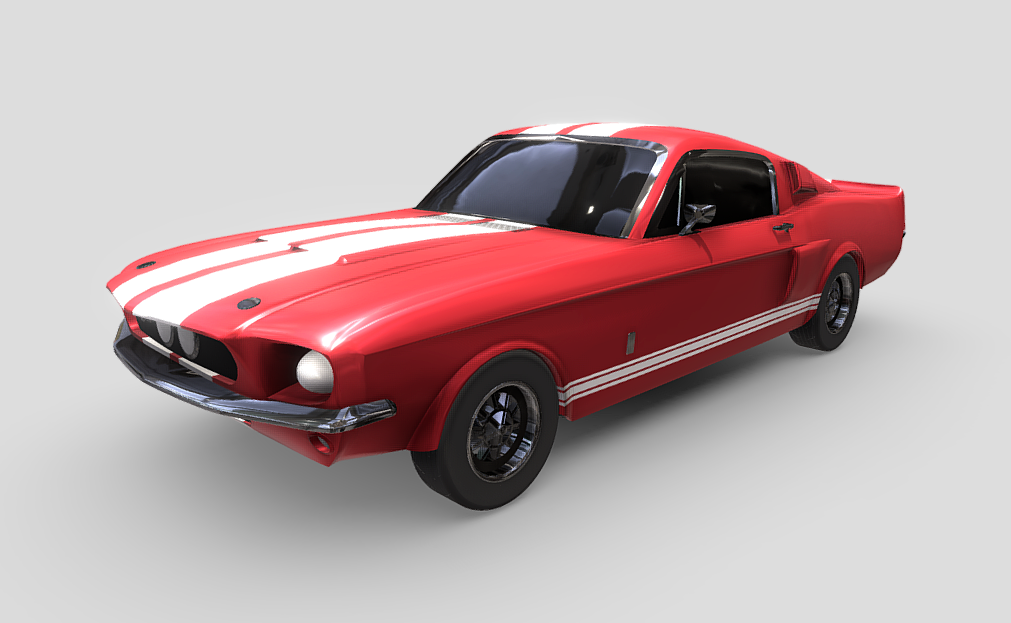 1967 Ford Mustang Shelby GT500 3d model