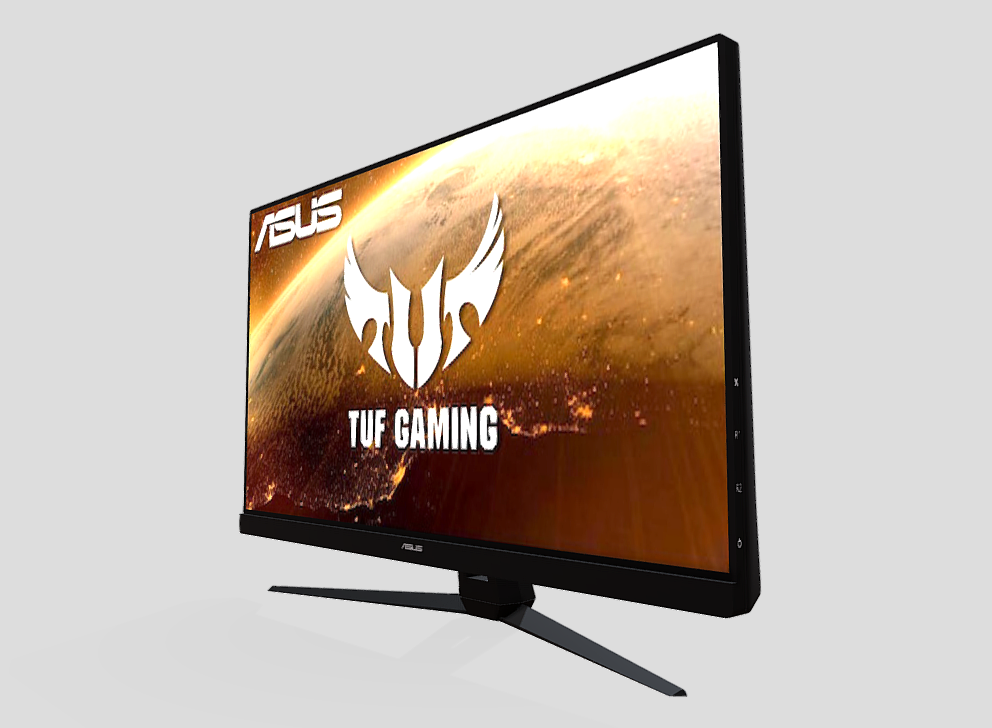 ASUS TUF gaming monitor 3d model
