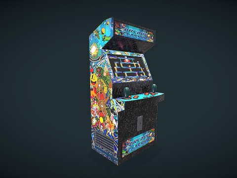 Arcade Machine - Retro Gaming Fun 3d model