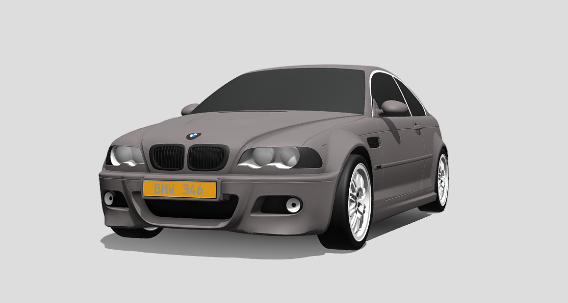 BMW M3 E46 3d model