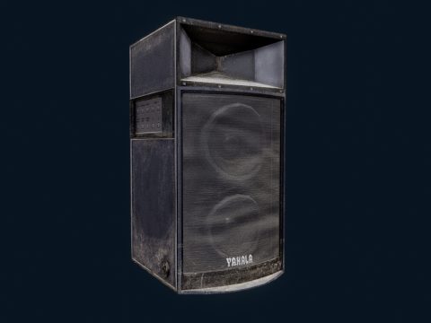 Dusty Passive Stage Speaker 3d model