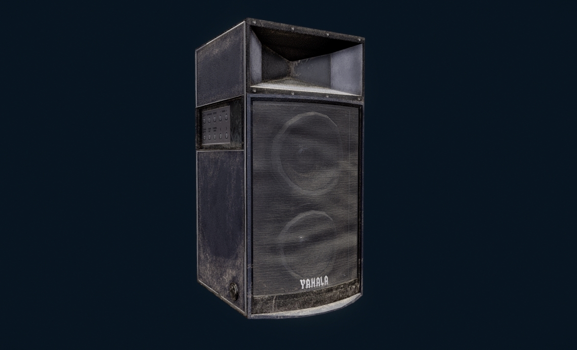 Dusty Passive Stage Speaker 3d model