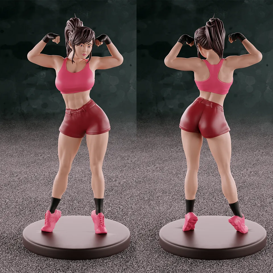 Fighter Girl 3d model