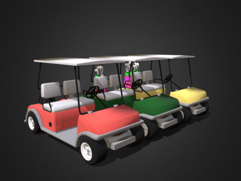 Golf Cart 3d model