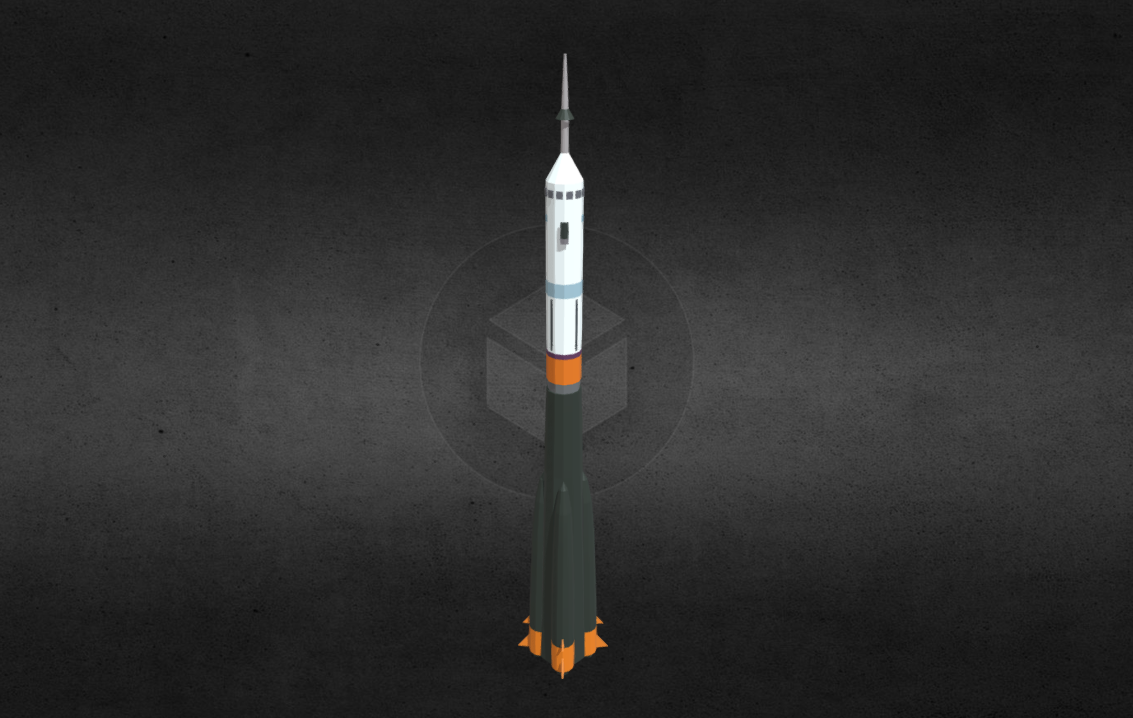 Gorilla Tag Rocket Ship 3d model