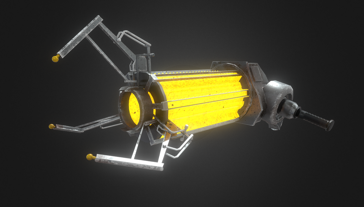 Gravity Gun Half-life 2 3d model