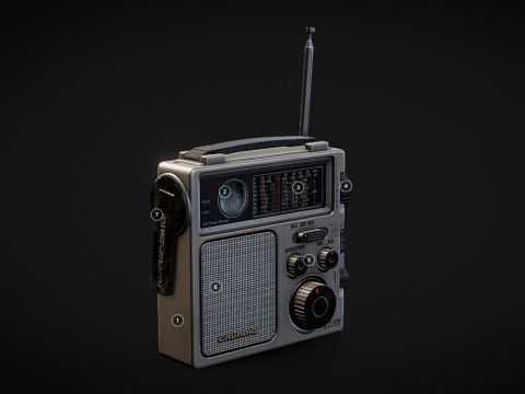 Grundig Radio FR-250 Free AM FM SW 3d model