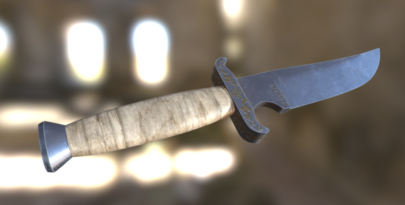 CS:GO Knife 3d model