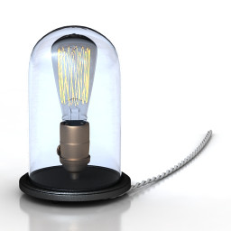 Lamp Edison 3d model