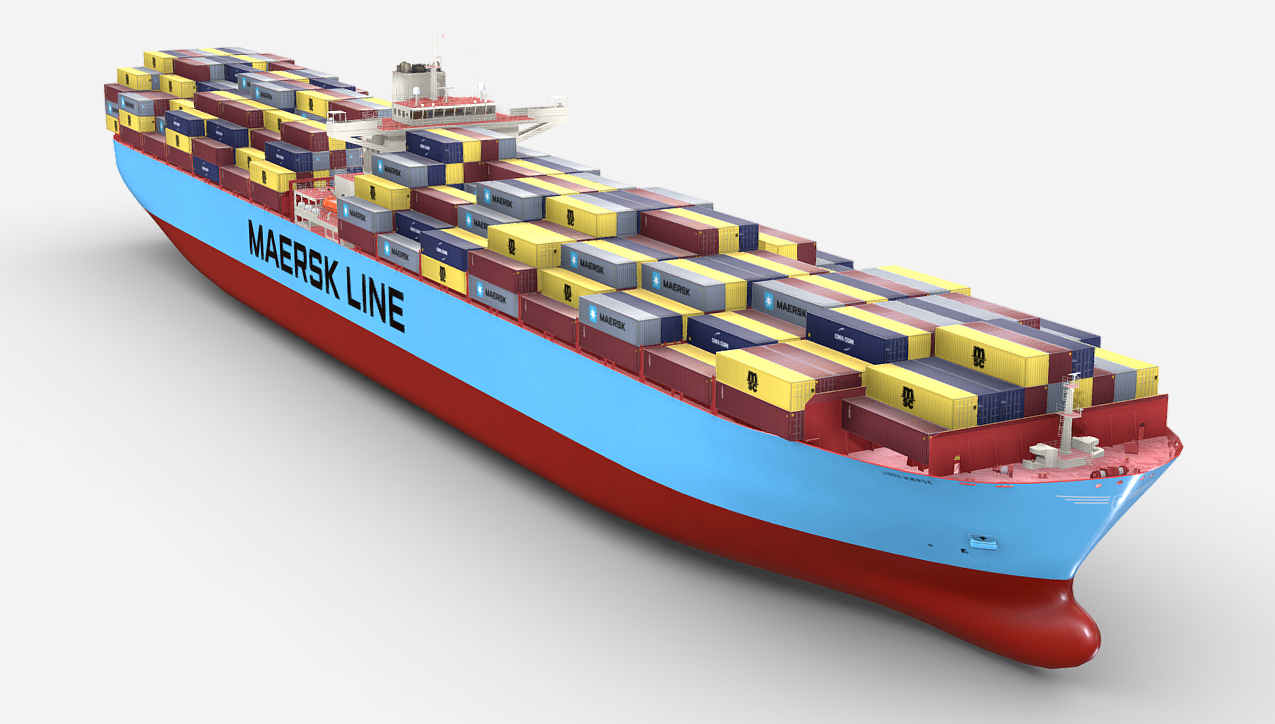 Maersk Container Ship 3d model