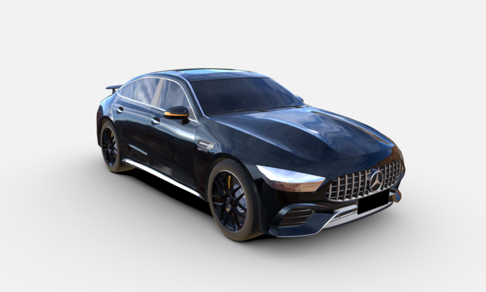 Mercedes Gt63 Amg 3d model