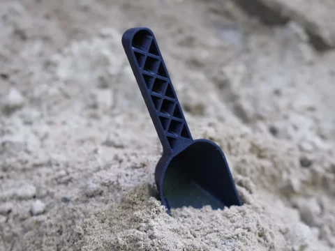 Sand shovel 3d model
