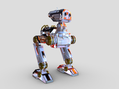 Sci-fi Robot 3d model