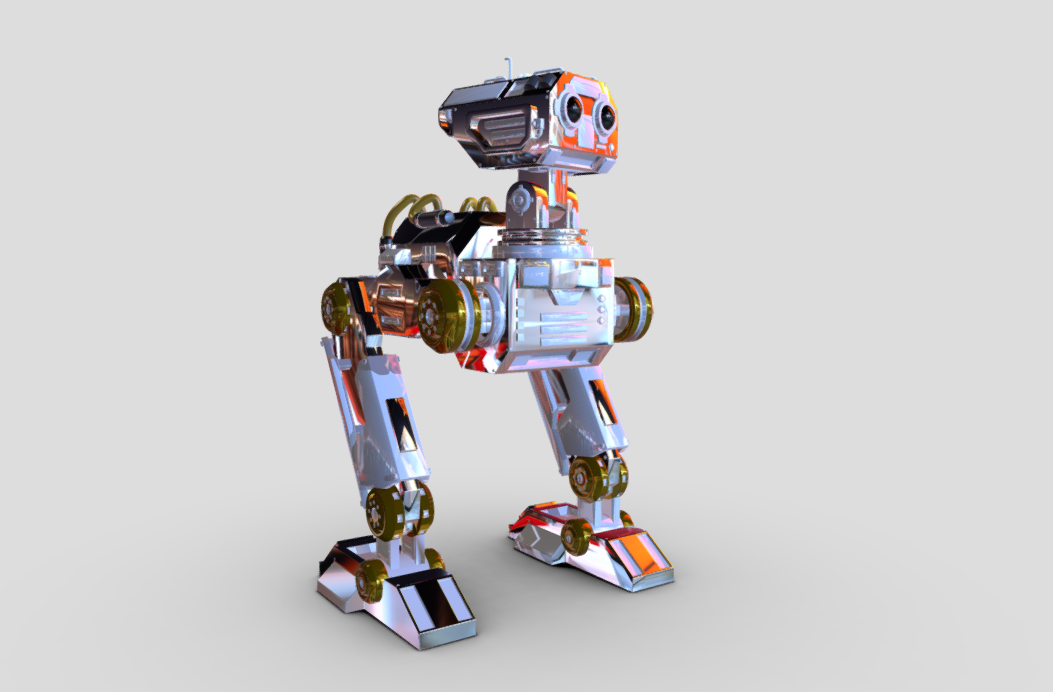 Sci-fi Robot 3d model