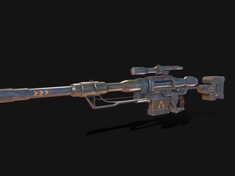 Sniper 3d model