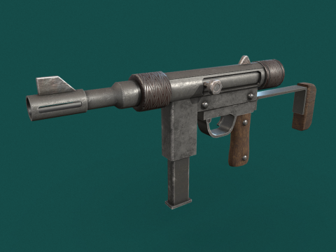 Sub-Machine Gun 3d model