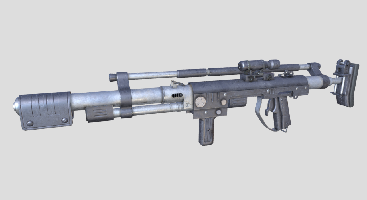 T-7 ION DISRUPTOR RIFLE 3d model