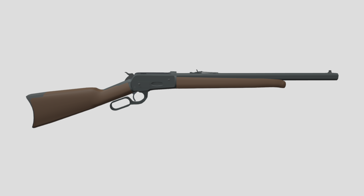 Winchester 1886 3d model