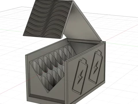 battery storage 3d model